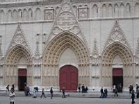 Lyon, Cathedrale St-Jean apres renovation, Portail (02)